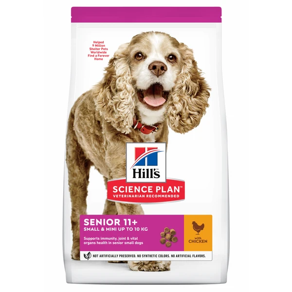 Hill's Senior 11+ Small & Miniature Kip Hondenvoer 1.5 Kg 3 Hill's Senior 11+ Small & Miniature Kip Hondenvoer 1.5 Kg
