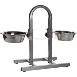 Beeztees Voederstandaard U-Shape Inclusief Bakken Voor De Hond 25 Cm