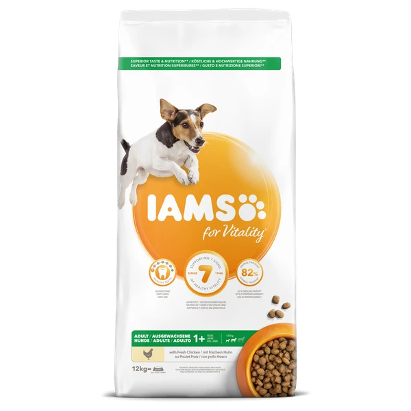 Iams Adult Small & Medium Hondenvoer 12 Kg 3 Iams Adult Small & Medium Hondenvoer 12 Kg