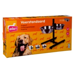 Adori H Standaard Inclusief 2 Bakken - Hondenvoerbak - 24 Cm