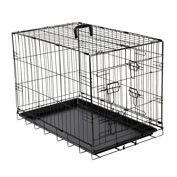 Adori Bench 2-Deurs Zwart - Hondenbench - 92x57x64 Cm 3 Adori Bench 2-Deurs Zwart - Hondenbench - 92x57x64 Cm