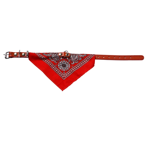 Adori Hondenhalsband Met Zakdoek Leer Rood 45 Cm 3 Adori Hondenhalsband Met Zakdoek Leer Rood 45 Cm
