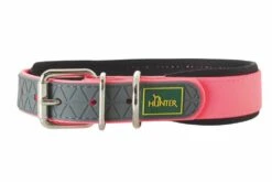 Hunter Halsband Voor Hond Convenience Comfort Neon Roze 27-35 Cmx20 Mm