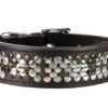 Hunter Halsband Voor Hond Arizona Bruin Nappaleer Bruin Onderlegd 41-49x55x3,9 Cm -Honden Benodigdheden Winkel file 190