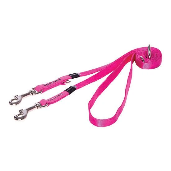 ROGZ Hondenriem Multi Purpose Luna Roze 3 ROGZ Hondenriem Multi Purpose Luna Roze