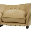 Enchanted Hondenmand Sofa Ultra Pluche Snuggle Caramel Bruin 68x40,5x37,5 Cm -Honden Benodigdheden Winkel image 12