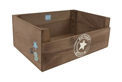 Lief! Houten Hondenmand Boys 50x35 Cm 3 Lief! Houten Hondenmand Boys 50x35 Cm