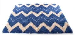 Vetbed Ethnic Blauw / Beige 50x75 Cm
