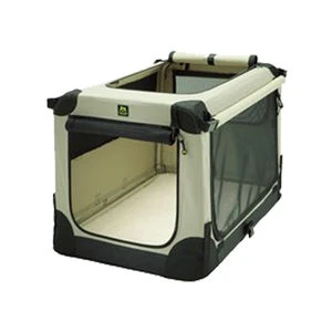 Maelson Soft Kennel Hondenbench - Tan - 92 X 64 X 64 Cm - Afbeelding 2