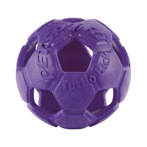 Petsport Turbo Kick Soccer Ball - Paars - 20 Cm