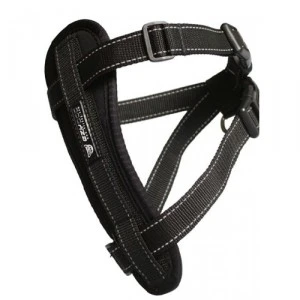 EzyDog Chest Plate Tuig - L - Zwart