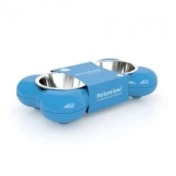 Hing The Bone Bowl - Blauw - 49 X 30 X 9 Cm