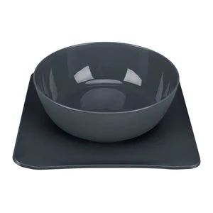 Yummynator Antislip Voer- /drinkbak Grijs 1400ml Per Stuk 5 Yummynator Antislip Voer- /drinkbak Grijs 1400ml Per Stuk - Afbeelding 3